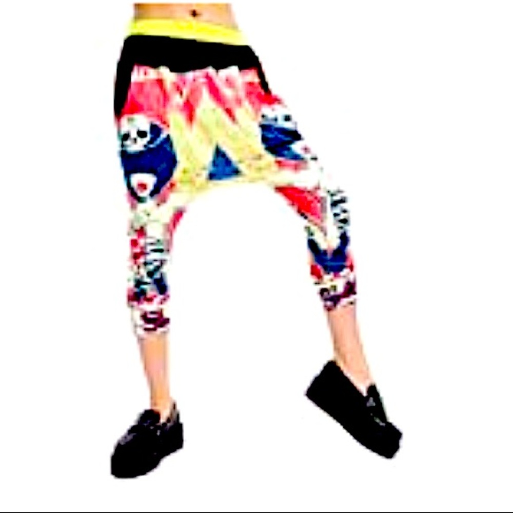 Super Fun Colorful Bright Harem Pants